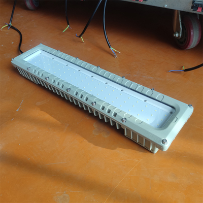Lampu linear yang tahan panas ATEX IEC IP66 WF2 dengan lampu LED industri Lampu Laut 90-295V 100Watt