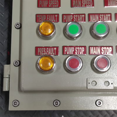 ATEX CNEX peringkat Ex d Flameproof Panel Box Enclosure IP66 WF2 untuk Area Berbahaya dengan Kabel Masuk Disesuaikan 295Vac