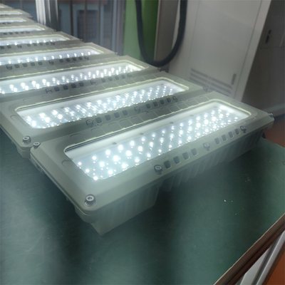 Pencahayaan LED tahan api Ex d ditandai 50-90W IP66 WF2 Langit-langit/Lantai gantung/Flanges Mount