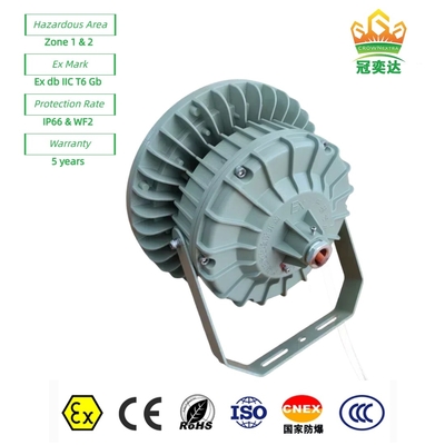 Proof Flameproof LED Bay Light Dust-/Waterproof Dengan Driver MEANWELL untuk Zona Berbahaya 1 175lm/watt