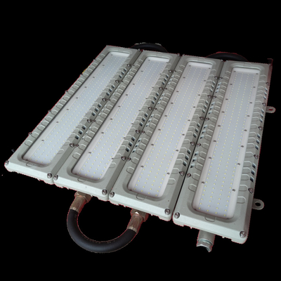 ExProof Lampu LED tahan api Lampu lepas pantai ATEX IECEx disetujui untuk Zona Berbahaya Kecerahan dengan MEANWELL Driver 100W