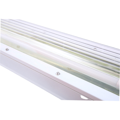 Ex Proof Flameproof LED Linear Fluorescent Light ATEX Dengan Plastik Seluruh ((GRP) Tubuh 72watt 100lm/w