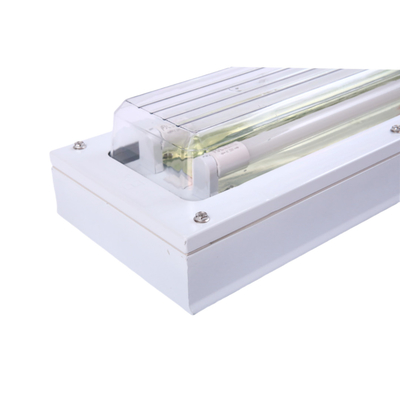 Exproof ATEX Linear Fluorescent Light Flameproof debu / waterproof untuk zona berbahaya 1 2 Gas Minyak 100lm / watt