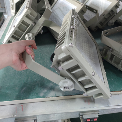 Ex-Proof LED Flood Light safety OEM Tersedia untuk Area Berbahaya Pencahayaan anti korosi 165lm/w