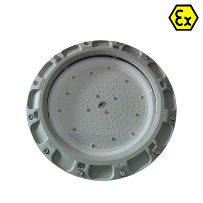 Lampu LED tahan led ATEX IEC berukuran 185lm/w Efisiensi energi IP66 WF2 untuk lampu industri zona 1 Oil GAS