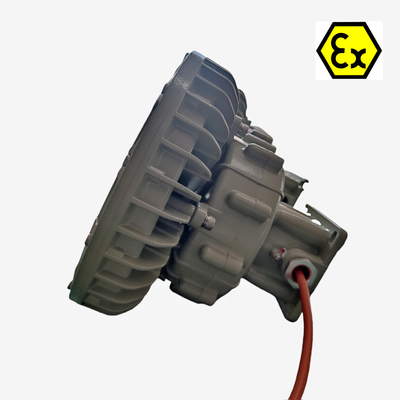 Lampu LED tahan led ATEX IEC berukuran 185lm/w Efisiensi energi IP66 WF2 untuk lampu industri zona 1 Oil GAS