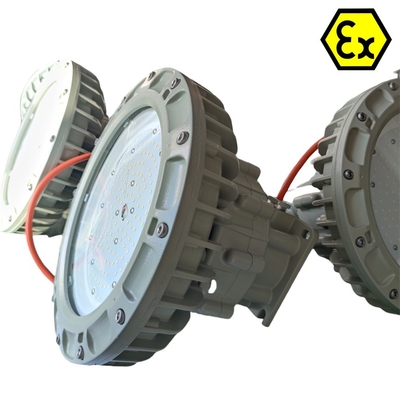 ATEX Ex-Proof safety LED Lighting High Bay Waterproof IECEx RoHS bersertifikat untuk industri kimia berbahaya 3500lm 170W