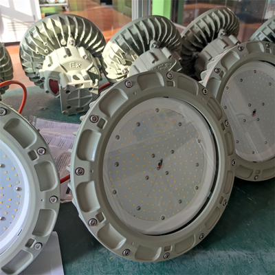IECEx Lampu LED tahan ledakan tahan api Lampu LED tahan ledakan tahan api dalam paduan aluminium WF2 IP66 untuk Zona Berbahaya 1 200watt