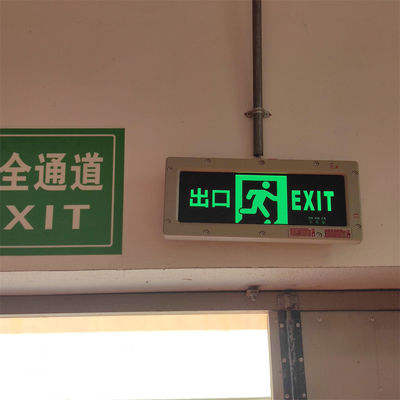 Tanda Keluar LED Waktu Darurat 180 Menit IP66 Tingkat Industri untuk Lingkungan Berbahaya dengan Fungsi Pencahayaan Darurat