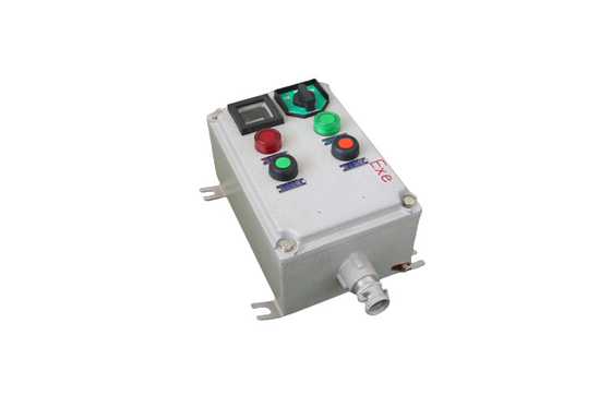 ATEX Keamanan Stasiun kontrol anti api Kotak kontrol listrik tahan api 220/380Vac G1/2&quot;,G3/4&quot;,G1,G1.1/4&quot;,G1.1/2&quot;,G2