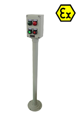 Ex D E tahan ledakan tahan api Panel Stasiun Kontrol IP66 Hanging Vertical Aluminium 2mm