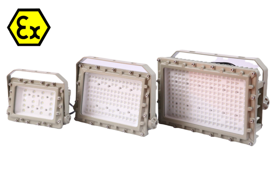 Lampu LED tahan led untuk zona berbahaya 1 untuk industri minyak dan gas Lampu luar 180lm / watt