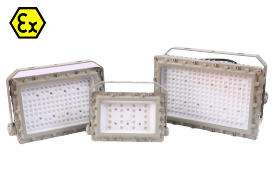 Lampu LED tahan led untuk zona berbahaya 1 untuk industri minyak dan gas Lampu luar 180lm / watt