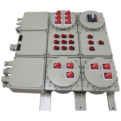 Exd e Stasiun Kontrol Terlindungi Ledakan ATEX IP66 Aluminium Kelas Marinir
