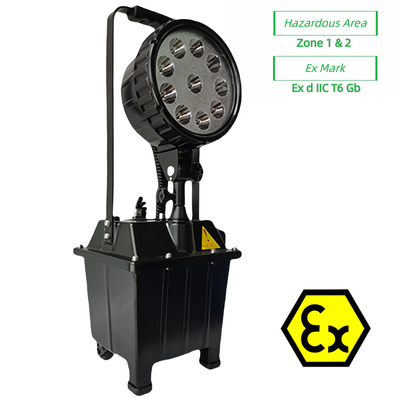 Peralatan tahan ledakan yang disetujui ATEX IP65 10X3W Disesuaikan