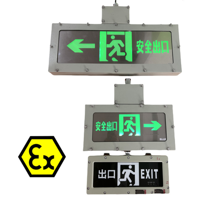 Lampu keluar darurat tahan ledakan tahan api IECEx bernomor Ex d IIC untuk Zona industri 1 Zona 21 Daerah berbahaya