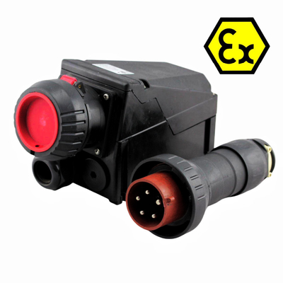 Anti Korosi IP66 WF2 Socket Proof Ledakan 380V 220V Disesuaikan