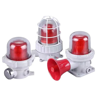 IP66 Ledakan Proof Audible Visual Lampu Indikator untuk Industri Kelautan
