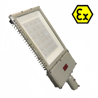 Lampu banjir LED untuk stasiun gas pertambangan petrokimia Zona 1 Zona 2 Pencahayaan Ex Db Eb IIC T6 Gb Ex Tb IIIC T80°C Db IP66