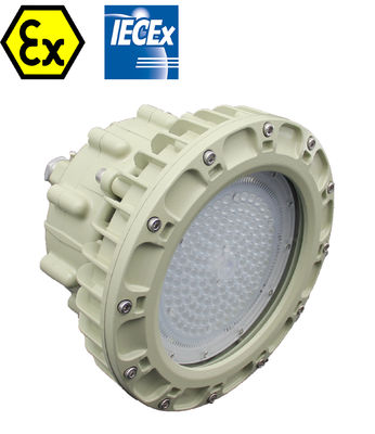 Lampu High Bay LED Tahan Ledakan 100-240W Bersertifikasi ATEX IECEx IP66