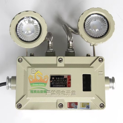 Lampu darurat aluminium tahan api untuk situasi berbahaya dan darurat dengan umur panjang 50000 jam dan OEM