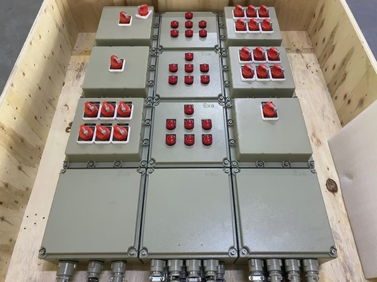 Panel tahan ledakan 2mm dengan perlindungan IP54/IP65/IP66 dan konstruksi baja karbon / aluminium