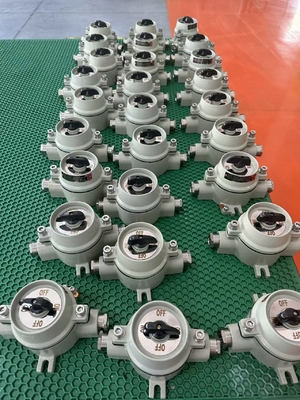 Surface Mount Explosion Proof Switch dengan Aluminium Kelas Marinir 10A Current