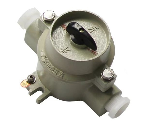 2 Pole Explosion Proof Toggle Switch 10A Dengan Perlindungan IP65 Untuk Area Berbahaya