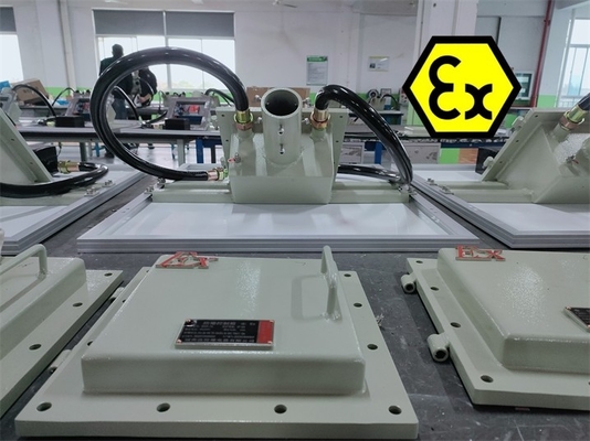 Lampu jalan surya tahan ledakan Atex IECEx Disetujui WF2 IP66 100 Watt 140lm