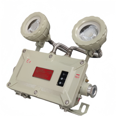 2*5w Lampu darurat tahan ledakan Pemasangan dinding dan langit-langit untuk situasi berbahaya
