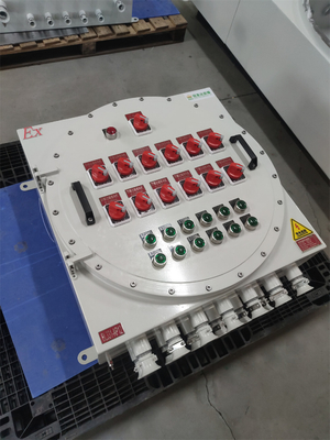 110VAC Ex Proof Flameproof Panel kontrol Papan distribusi Pemasangan dinding Disesuaikan