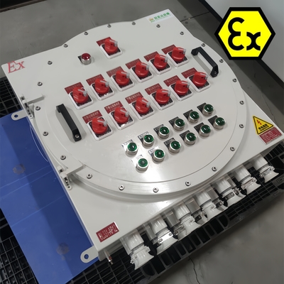 380VAC Flameproof Panel Disesuaikan Kabel Masuk CNEX ATEX