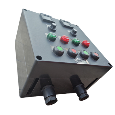 380V Flameproof Exproof GRP Stasiun kontrol CNEX ATEX disetujui Kabel yang dapat disesuaikan seluruh plastik untuk Offshore Onshore Zone1 Zone2