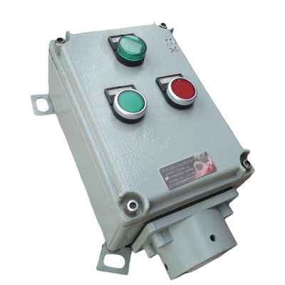 220V 380V Ledakan Proof tombol Stasiun Kontrol Kelautan Kelas Aluminium IP66 Anti korosi Dengan akses kabel yang disesuaikan Aman tahan lama Untuk ZONE1 ZONE2 ZONE21 ZONE22