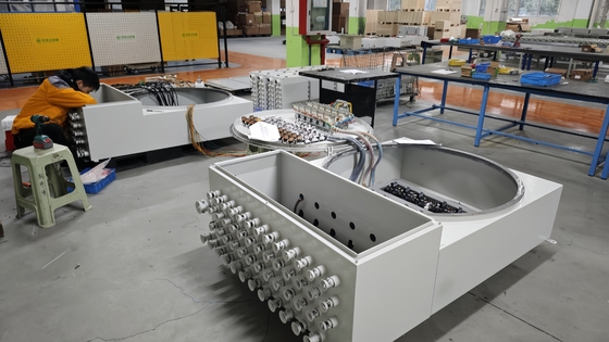 ATEX 380V Flameproof Control Panels Industrial Power Distribution Panel Aluminium Material anti korosi IP66 untuk Zona Berbahaya1 2 21 22 Nominasi arus ≤ 250A