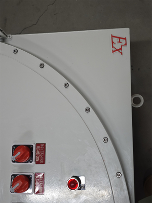ATEX 380V Flameproof Control Panels Industrial Power Distribution Panel Aluminium Material anti korosi IP66 untuk Zona Berbahaya1 2 21 22 Nominasi arus ≤ 250A