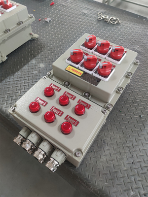 Stasiun Kontrol ATEX yang hemat energi yang tahan ledakan ️ Kotak Kontrol Listrik tahan api 220/380Vac G1/2", G3/4", G1, G1.1/4", G1.1/2", G2