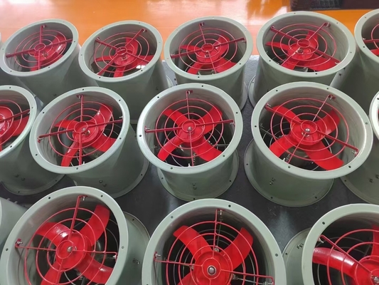ATEX CNEX Sertifikasi IP54 Kipas Pengeboran Proof Explosion Untuk Divisi1 2 21 22 Area 2000-10800m3/h