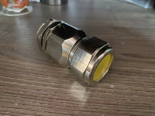 IP68 Rated Ex Proof Single Wire Armor Cable Gland CE ISO ROHS Passed Untuk Instalasi Bintang Api