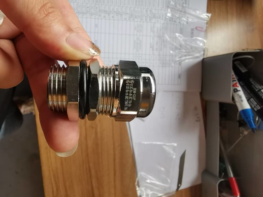 Stainless Steel Waterproof Cable Gland dengan Sertifikasi CE ROHS ISO9001