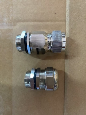 -40 - 100\u00b0C ISO Metric Brass Ex Proof Cable Gland Dengan Penutupan Sempurna