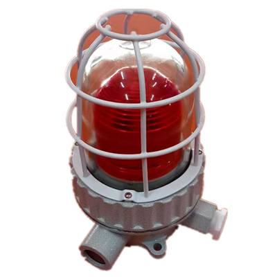 24VDC Input Voltage Lampu Indikator Blast Proof dengan Lampshade Internal di Merah Kuning Biru dan Lebih Banyak Warna