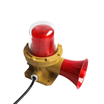 Lampu peringatan atmosfer yang meledak Lampu penutup dalam warna kuning untuk lampu alarm tahan ledakan yang tahan lama