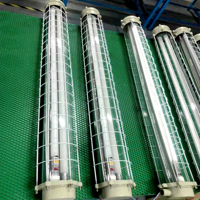 Ex Db Eb IIC T6 Gb Ex Tb IIIC T80°C Db IP66 Sertifikasi Ledakan Proof High Bay Lighting dengan bahan aluminium rumah