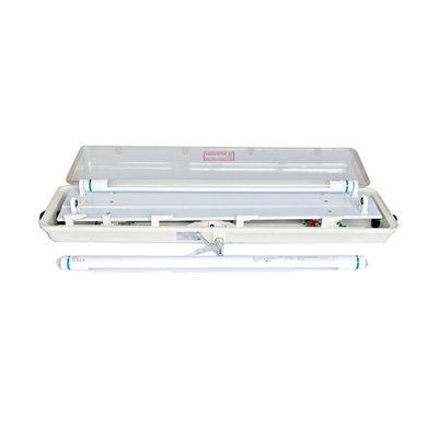 Lampu Fluorescent Tahan Ledakan dengan Masa Pakai 50000 Jam untuk Penggunaan Berat 2*18w / 2*36w