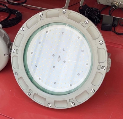 Umur 22000hrs Aluminium Alloy Flameproof Explosion Proof Led High Bay Lampu 150W ATEX IECEx Waterproof Untuk Area Berbahaya