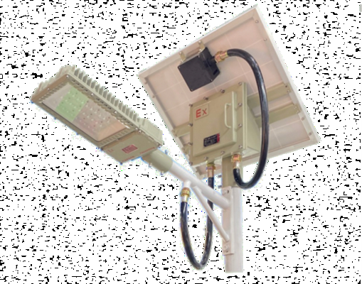 50W-240W Modular IP66 Zona 1 2 Tiang Lampu Penerangan Area Berbahaya Luar Ruangan LED Tahan Ledakan yang Dipasang di Tiang Lampu Jalan yang Dipasang di Dinding CRI Ra ≥80