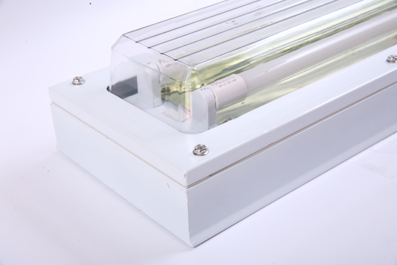 Lampu Bersih Fluorescent Tahan Ledakan – Tabung Ganda Gantung, 5ft/4ft/3ft/2ft (1.2M), IP67 Tri-Proof untuk Garasi dan Area Berbahaya