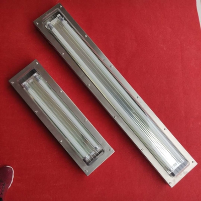 SS316 Material Explosion Proof Fluorescent Light ️ Fittings Linear Plastik Lengkap, 3ft/5ft, 6000K, CRI ≥70 untuk Area Berbahaya