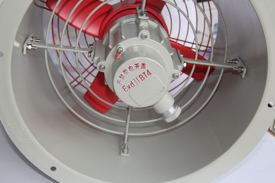 Besar Diameter 24 Inch Industrial Ex Proof Axial Ventilator Fan untuk Tambang Terowongan